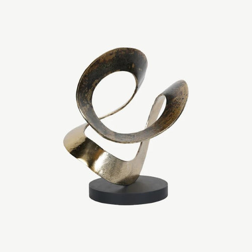 zensoe-zensoe-054-abstract-metal-ribbon-sculpture-with-black-base image 1