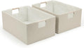 zensoe-zensoe-012-beige-fabric-storage-baskets-2-pack image 1