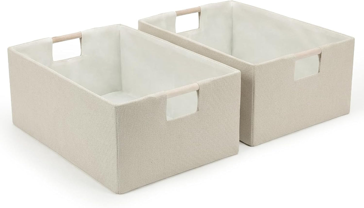 zensoe-zensoe-012-beige-fabric-storage-baskets-2-pack image 1