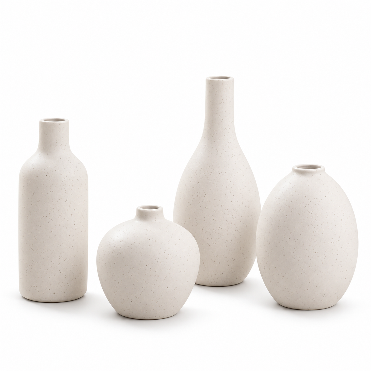 zensoe-zensoe-013-beige-ceramic-decorative-vases-4-piece-set image 1