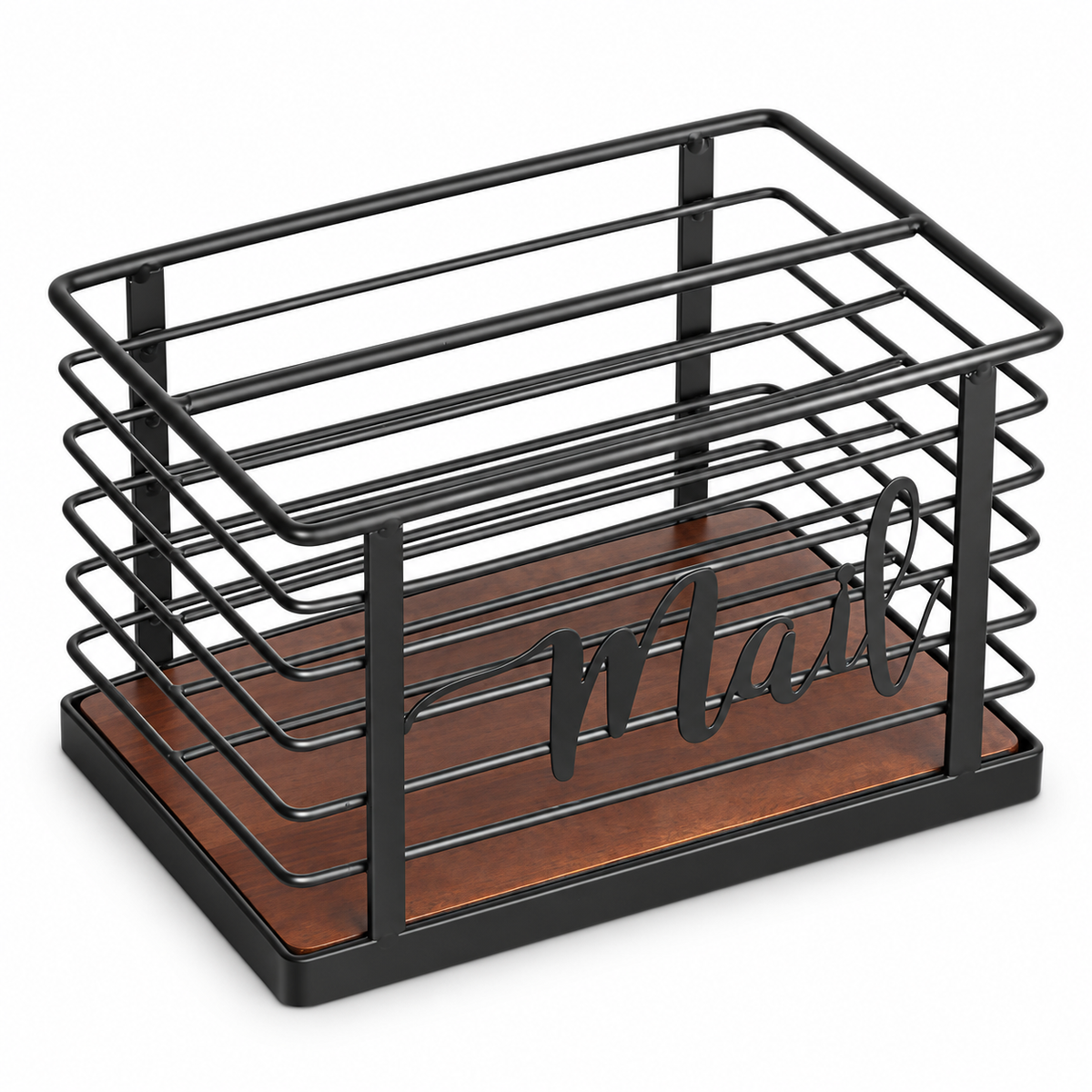 zensoe-zensoe-019-wood-and-metal-desktop-mail-holder image 1