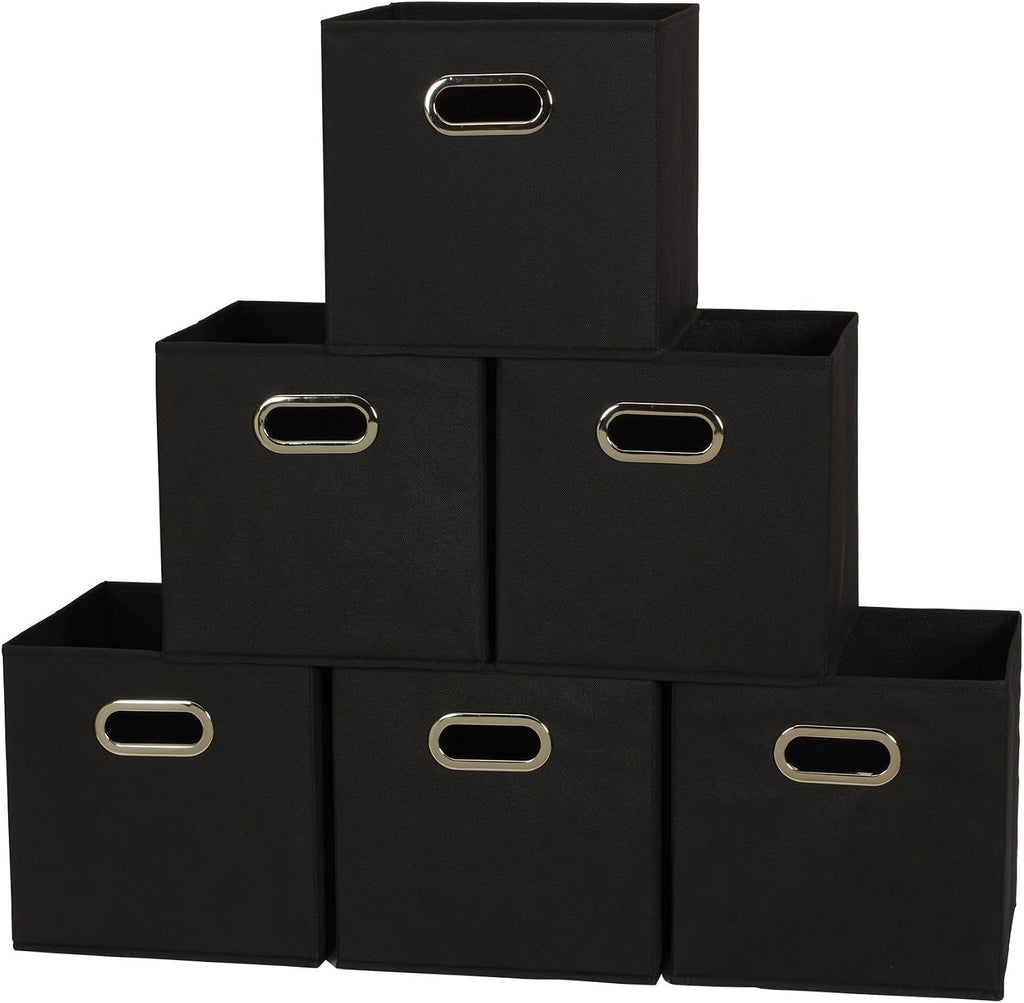 zensoe-zensoe-011-black-foldable-fabric-storage-bins-6-piece-set image 1