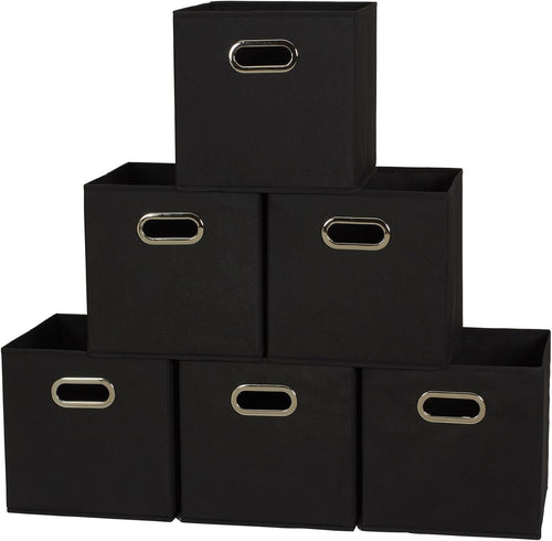 zensoe-zensoe-011-black-foldable-fabric-storage-bins-6-piece-set image 1