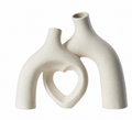 zensoe-zensoe-015-milky-white-ceramic-heart-shaped-decorative-vase image 1