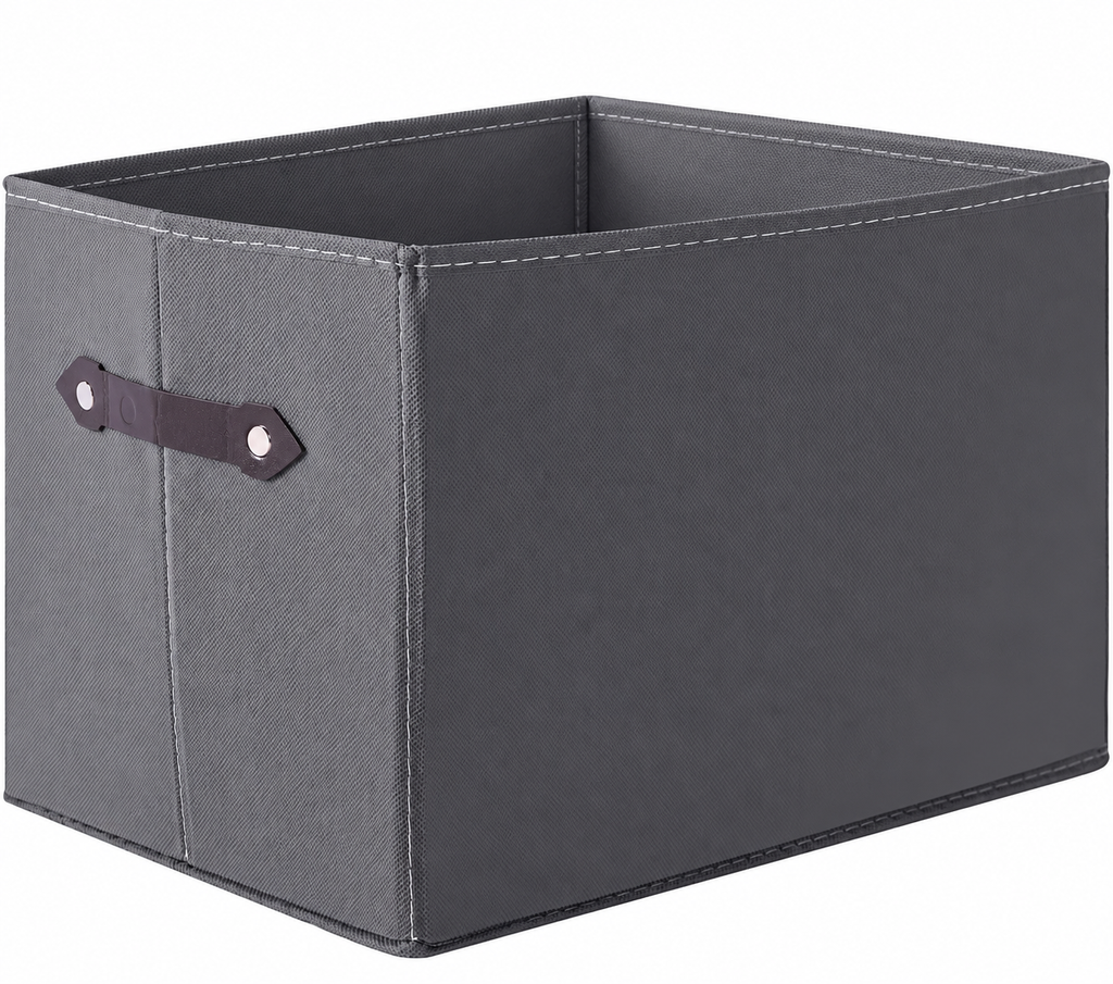 zensoe-zensoe-029-gray-collapsible-fabric-storage-bin image 1