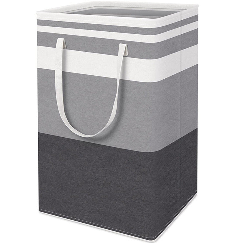 zensoe-zensoe-044-striped-fabric-storage-basket image 1