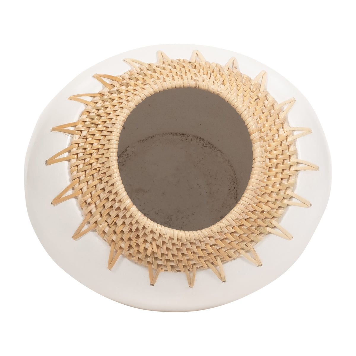 zensoe-zensoe-031-ceramic-tabletop-vase-with-woven-rim image 2