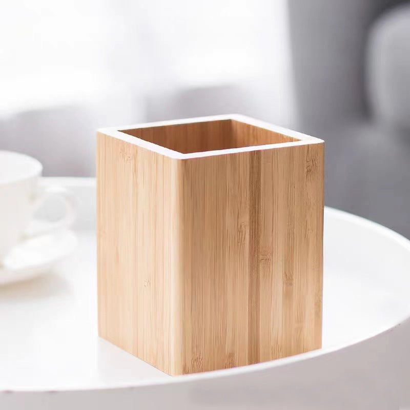 zensoe-zensoe-043-square-wooden-pen-cup image 2