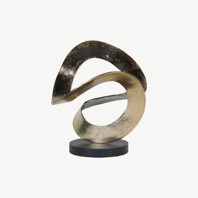 zensoe-zensoe-054-abstract-metal-ribbon-sculpture-with-black-base image 2
